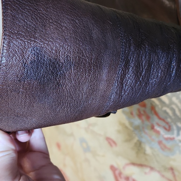 COACH Morgan tall brown leather slouch boots, size 7.5 - Picture 11 of 13